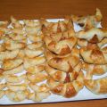 Croissants con massa de hojaldre