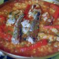 arroz con sardinas