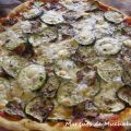 PIZZA DE CALABACÍN. MASA DE PIZZA SIN AMASADO
