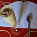 Copas de tarta de queso con gelatina de naranja