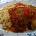 Pollo a la paprika o goulash de pollo
