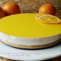 TARTA DE QUESO CON GELATINA DE NARANJA