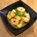 Curry de langostinos