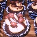Cupcakes de chocolate con frosting de crema de[...]