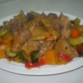 POLLO DE CORRAL ESTOFADO CON VERDURAS
