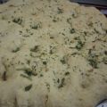 Focaccia con ajo al aroma del fino