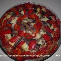 Pastel de verduras y setas con queso Edam[...]