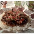 Ternera salteada con verduras