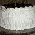 Torta con crema de yogur