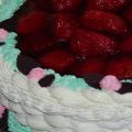 TARTA CESTA  DE FRESA