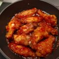 Alitas de pollo agridulces