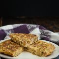 Tortilla de berenjenas y atún