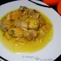Pollo con naranjas