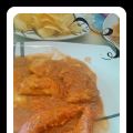 POLLO CON LANGOSTINOS