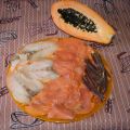 ENSALADA DE PAPAYA Y AHUMADOS