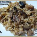 ARROZ CON SETAS Y CALAMARES