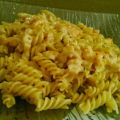 Fusilli con salsa de salmón