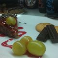 Tarta cremosa de chocolate y queso