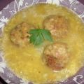 SOPA DE BOLITAS DE CARNE