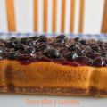 Pastel de arándanos panificadora