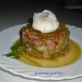 JUDIAS VERDES CON JAMÓN Y HUEVO POCHÉ
