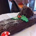 Tronco de Navidad relleno de trufa