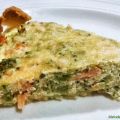 Quiche de salmón y brocoli