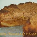 Streuselkuchen o Pastel Aleman de Manzana