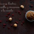 Ferrero Rocher de morcilla y manzana a la canela