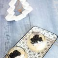 Parmentier de alcachofa con huevo poche y caviar