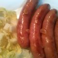 SALCHICHAS FRESCAS A LA CERVEZA
