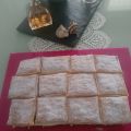 Tarta cremosa con hojaldre