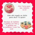 Tarta y Galletas para San Valentin