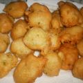 BUÑUELOS DE GAMBAS Y RAPE