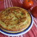 Tortilla de Patatas y Cebolla sin Huevo