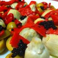 Ensalada de Alcachofas y Pimientos del Piquillo
