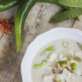 Tom Kha Kai (Sopa de pollo con leche de coco)