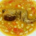 Alubias blancas con codorniz