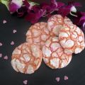 Strawberry Crinkle Cookies