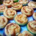 Espirales brioche de jamón y queso