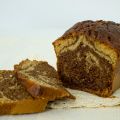 Plum cake marmolado con Nocilla