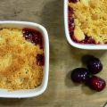 Crumble de cerezas