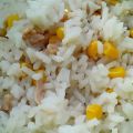 Arroz con atún y maiz