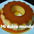 Flan de yemas sin azucar