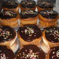 MAGDALENAS MARMOLADAS Y CUBIERTAS DE CHOCOLATE
