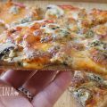 Pizza con masa casera de espelta integral