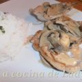 LOMO DE CERDO CON CHAMPIÑONES