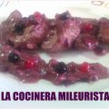 Solomillo de Cerdo con Vermut Rojo y Frutas del[...]