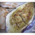 Berenjena asada al microondas