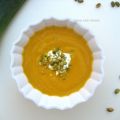 CREMA DE ZANAHORIAS CON CURRY, YOGUR Y PISTACHOS